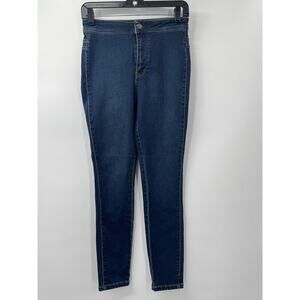 We The Free Skinny Jeans Women's 27‎ Blue Denim Cotton Stretch 5-Pocket Zip Fly